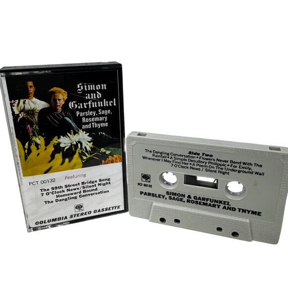 Vintage Simon and Garfunkel: Parsley, Sage, Rosemary and Thyme Cassette Tape - Picture 1 of 6